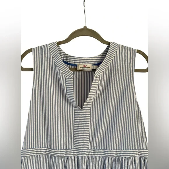 Vineyard Vines Striped Sleeveless Midi Dress - Picture 2 of 6